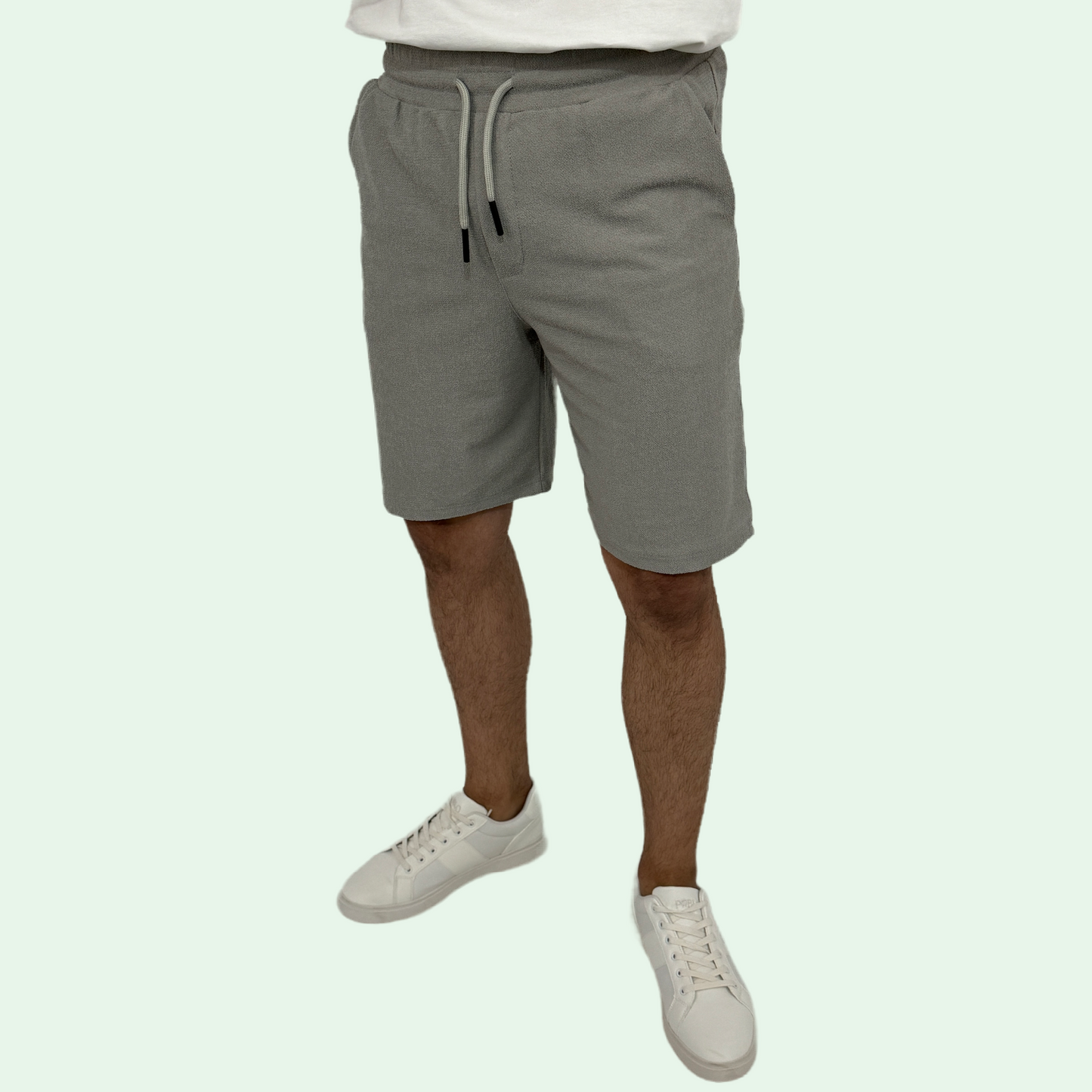 TEXTURED BERMUDA SHORTS