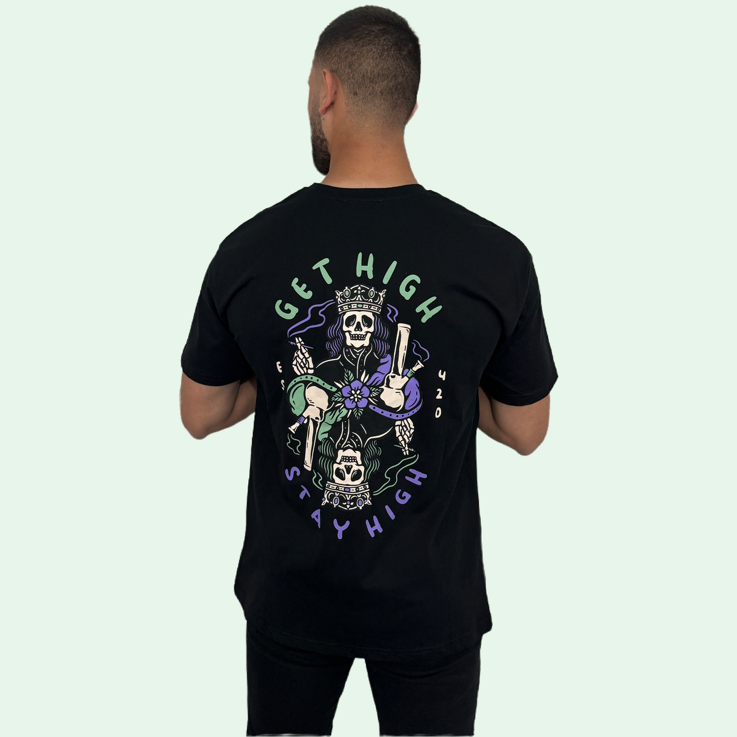 GET-HIGH PRINTED T-SHIRT