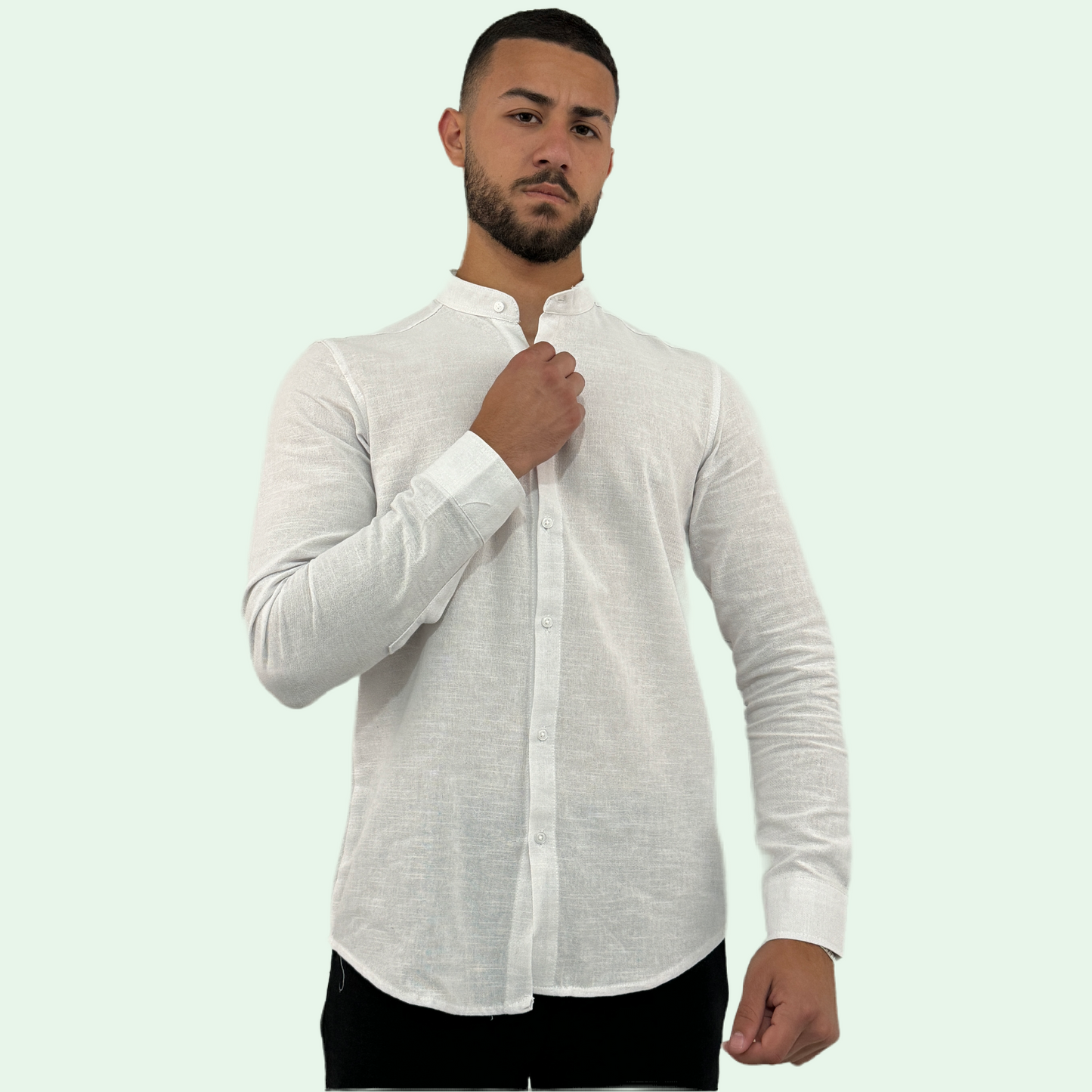 LONG SLEEVE LINEN SHIRT