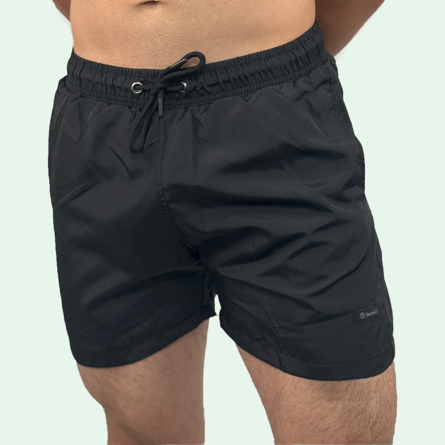 BLACK SWIMMING TRUNKS