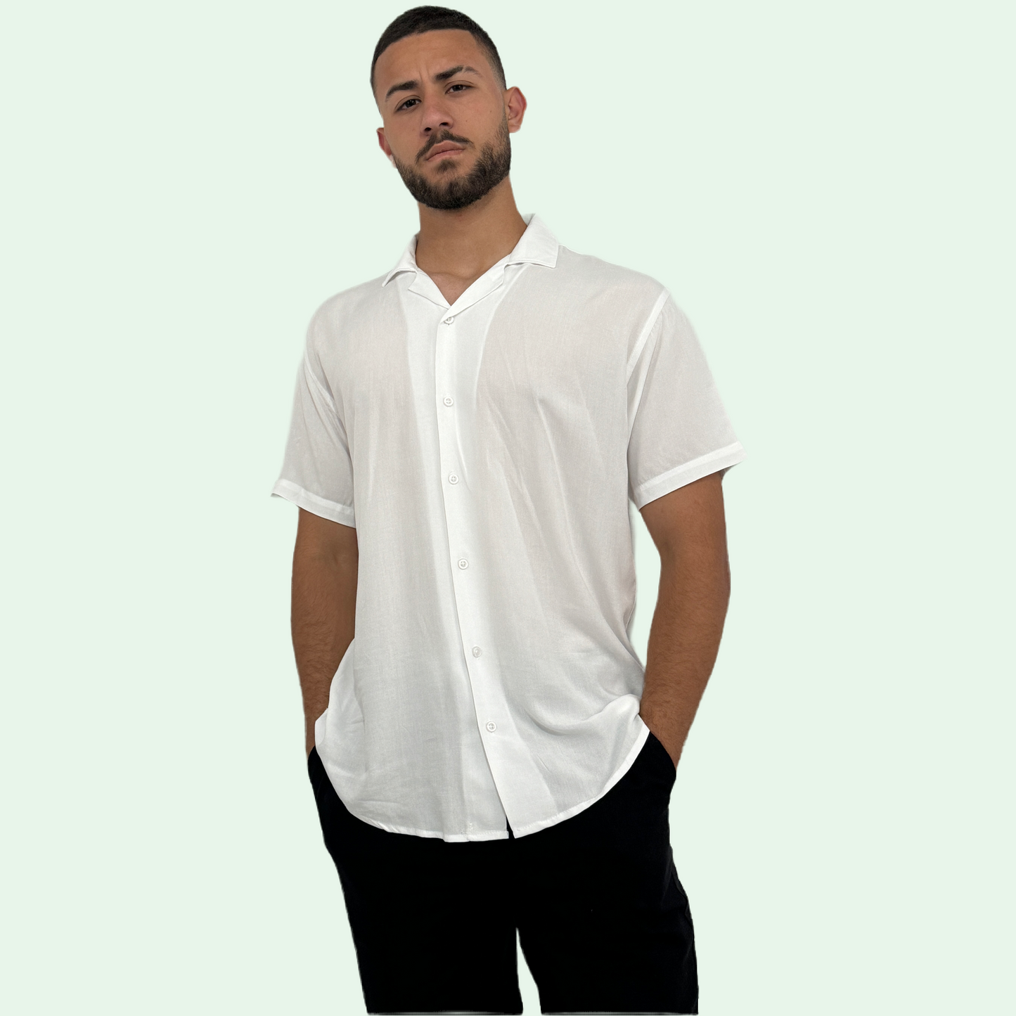 WHITE BASIC SHIRT
