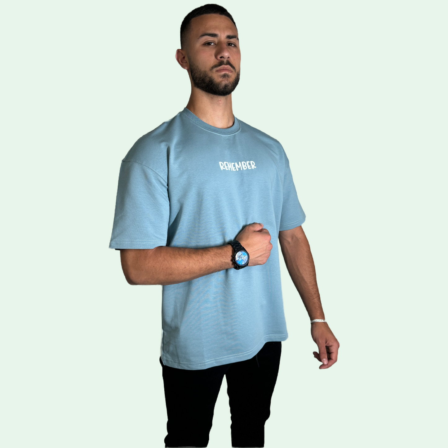 REMEMBER PRINTED T-SHIRT