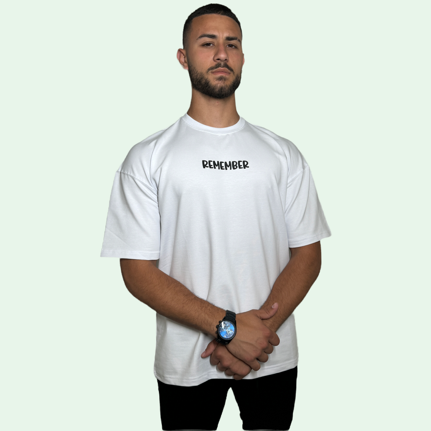 REMEMBER PRINTED T-SHIRT