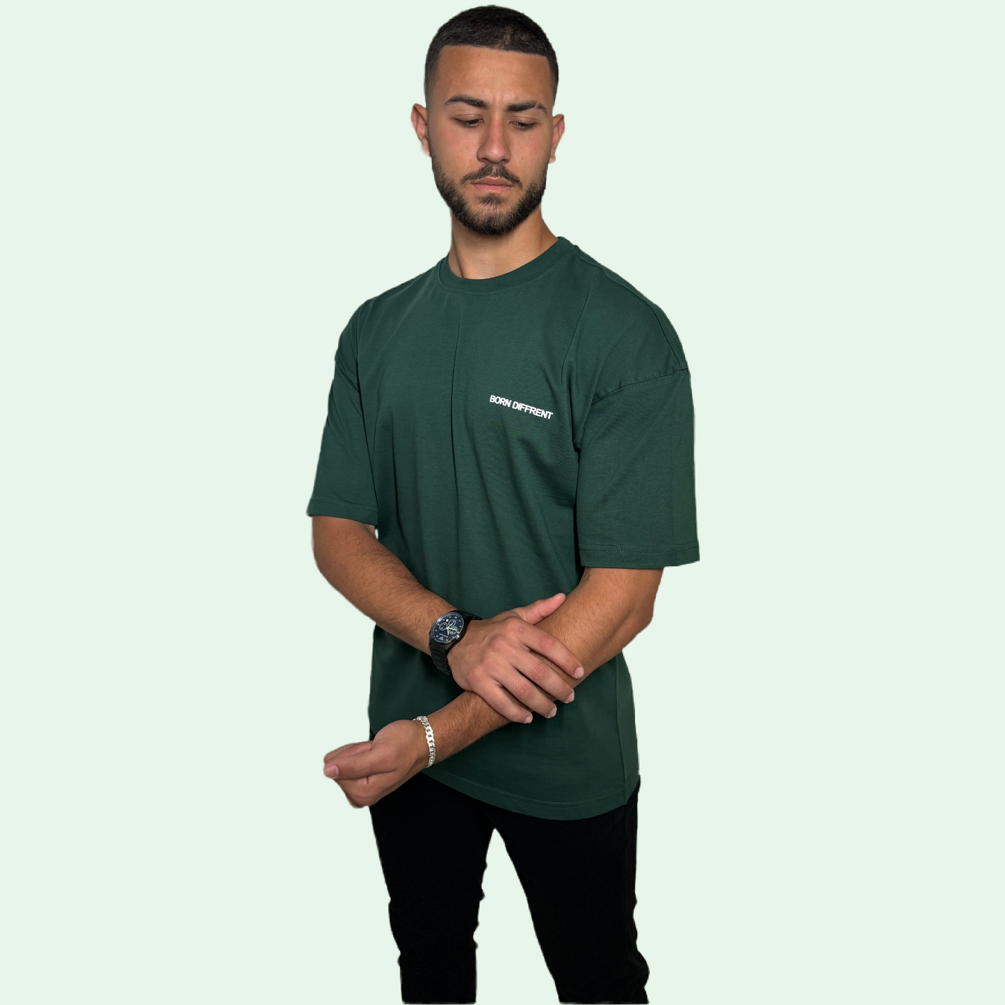 BORN DIFFERENT PRINTED T-SHIRT