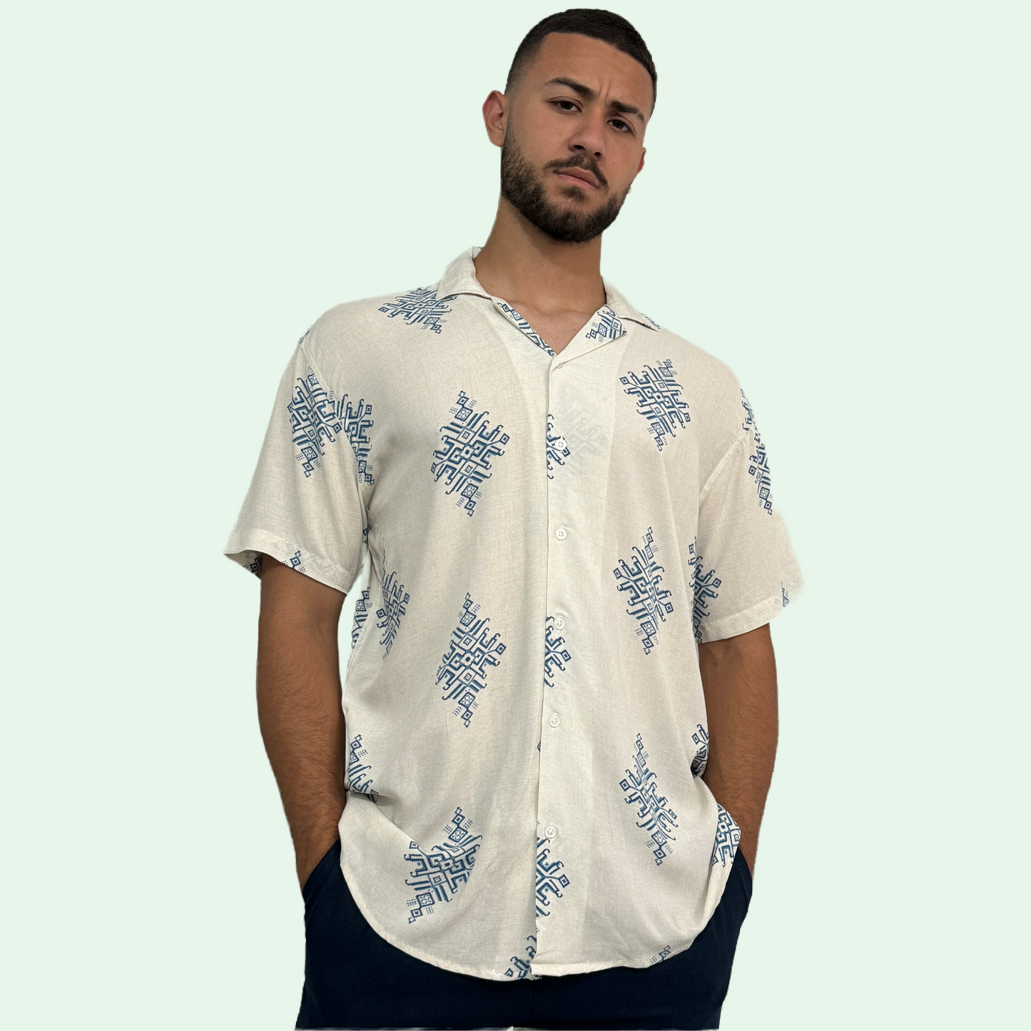 ASBTRACT PRINT SHIRT