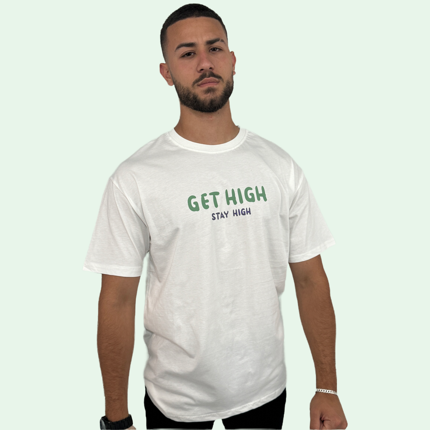 GET-HIGH PRINTED T-SHIRT