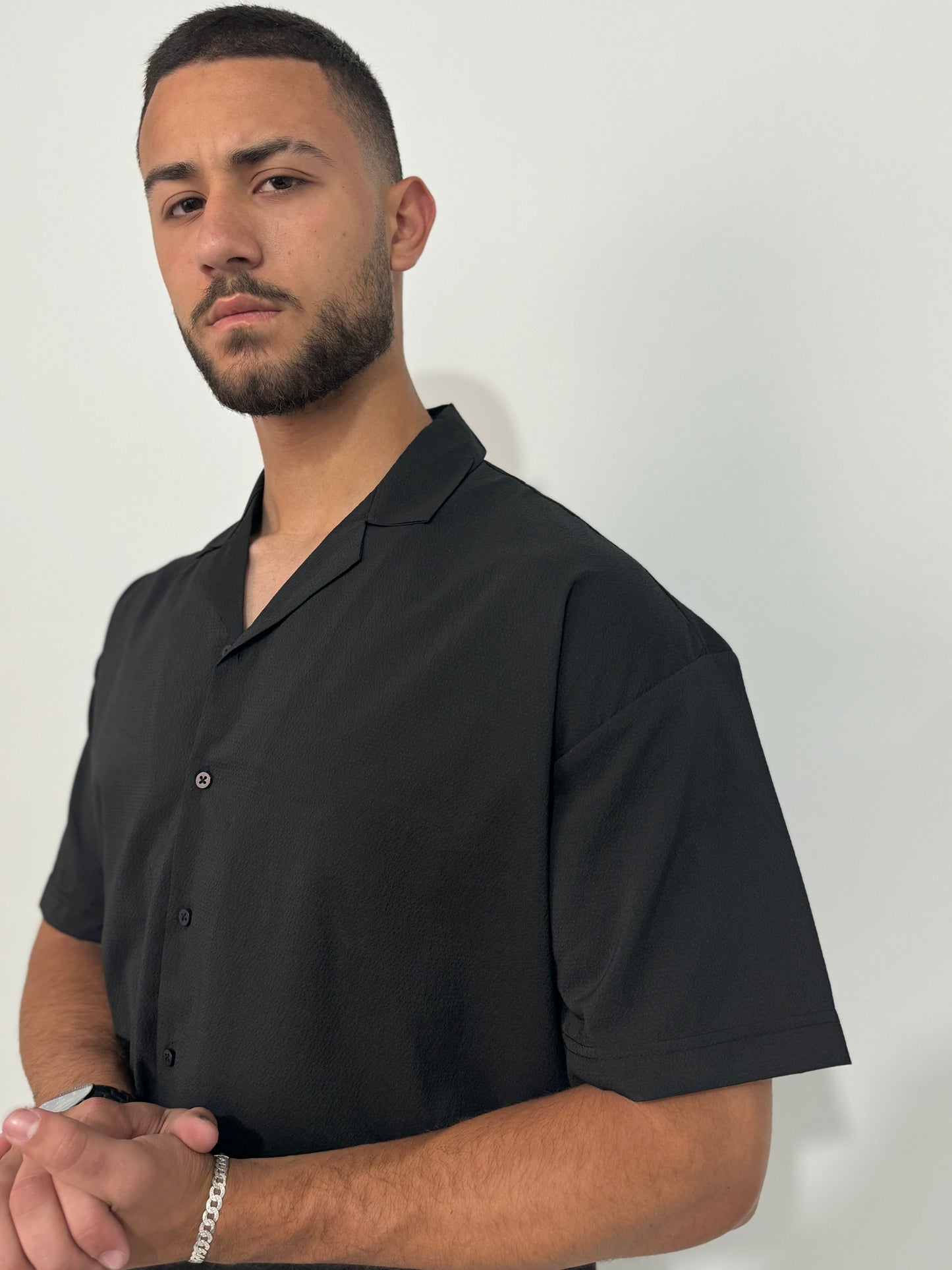 SILK SLIM TROUSERS SET