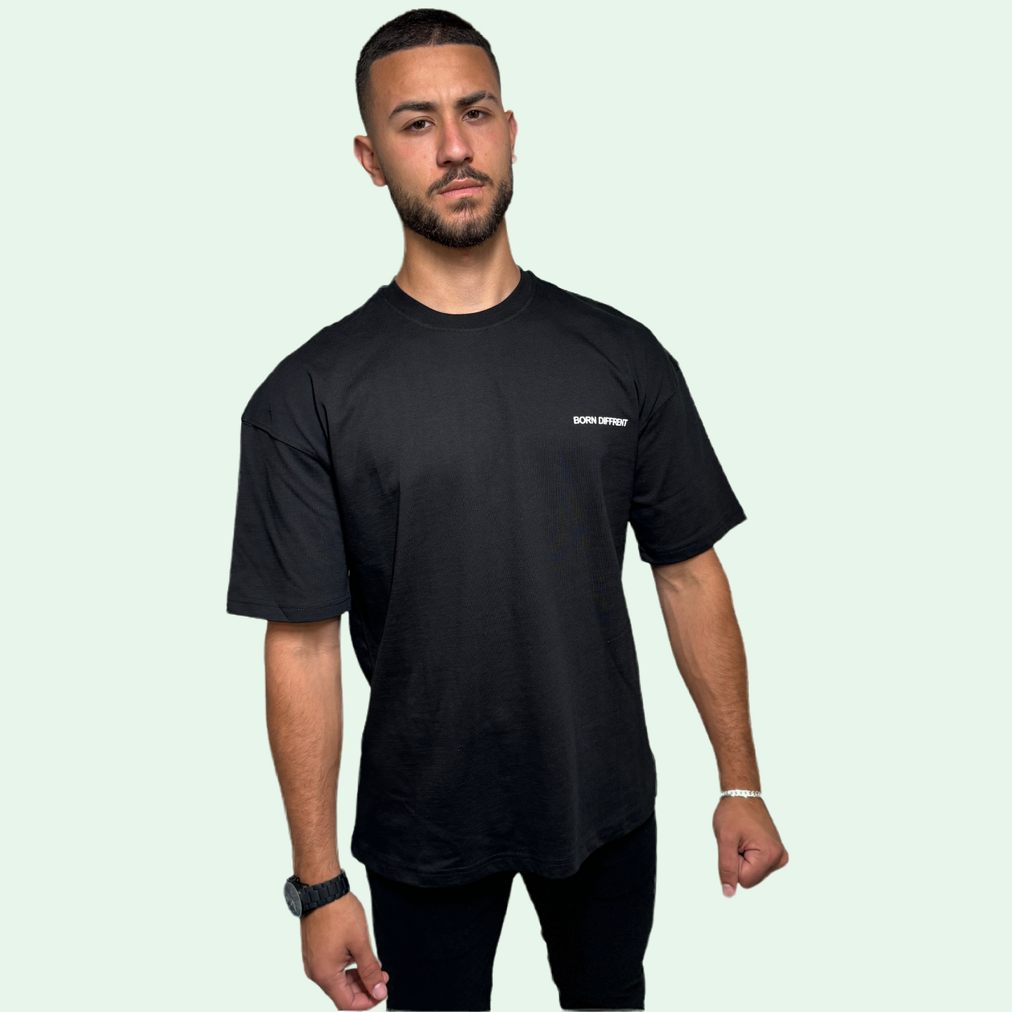 BORN DIFFERENT PRINTED T-SHIRT