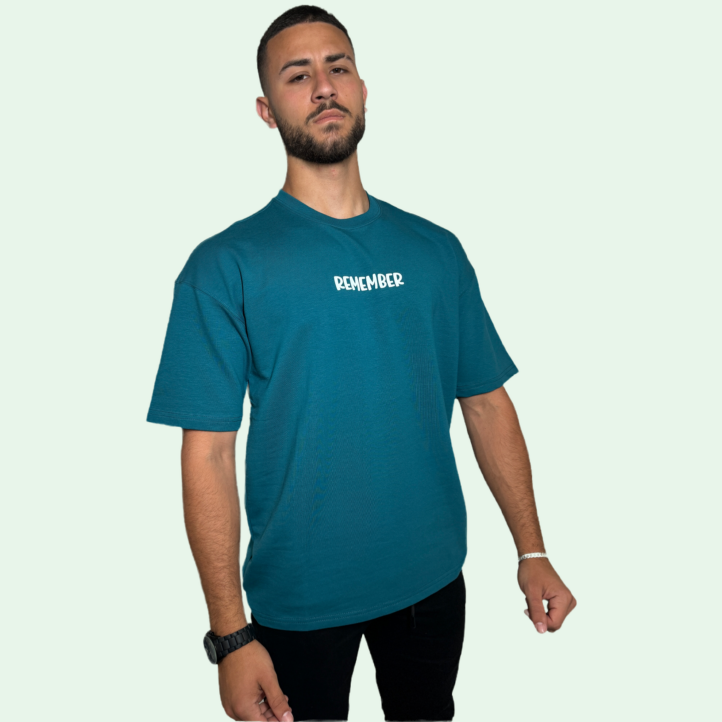 REMEMBER PRINTED T-SHIRT