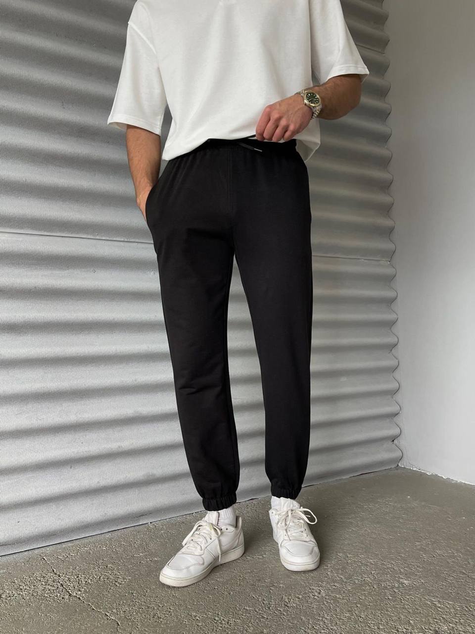 BASIC COTTON SWEATPANTS