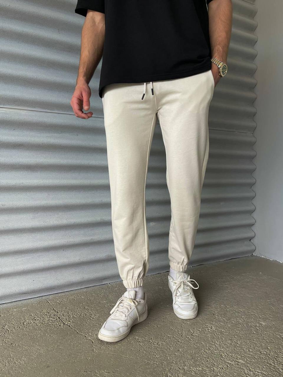 BASIC COTTON SWEATPANTS