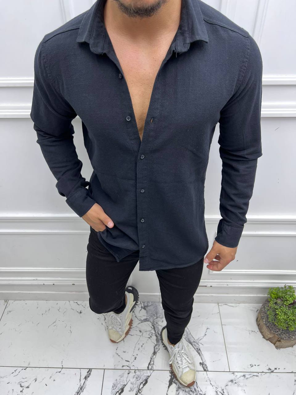 Linen Full Sleeve Shirt
