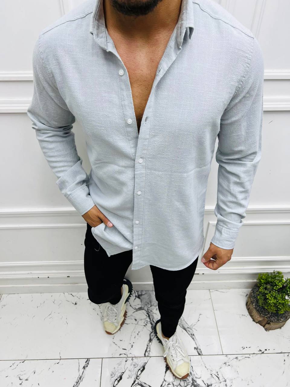 Linen Full Sleeve Shirt