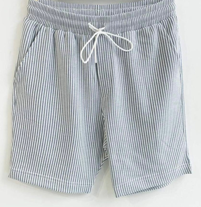 Striped Cotton Short