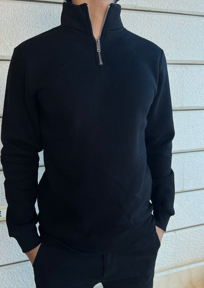 Zip Collar Sweatshirt