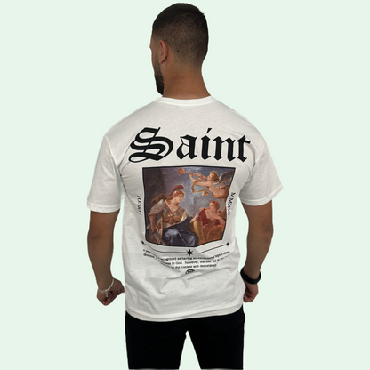 SAINT PRINTED T-SHIRT
