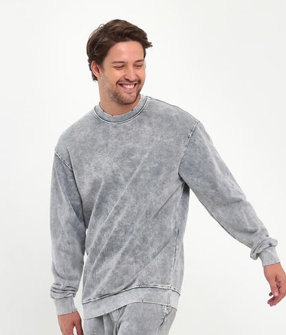 Acid-Washed Sweatshirt