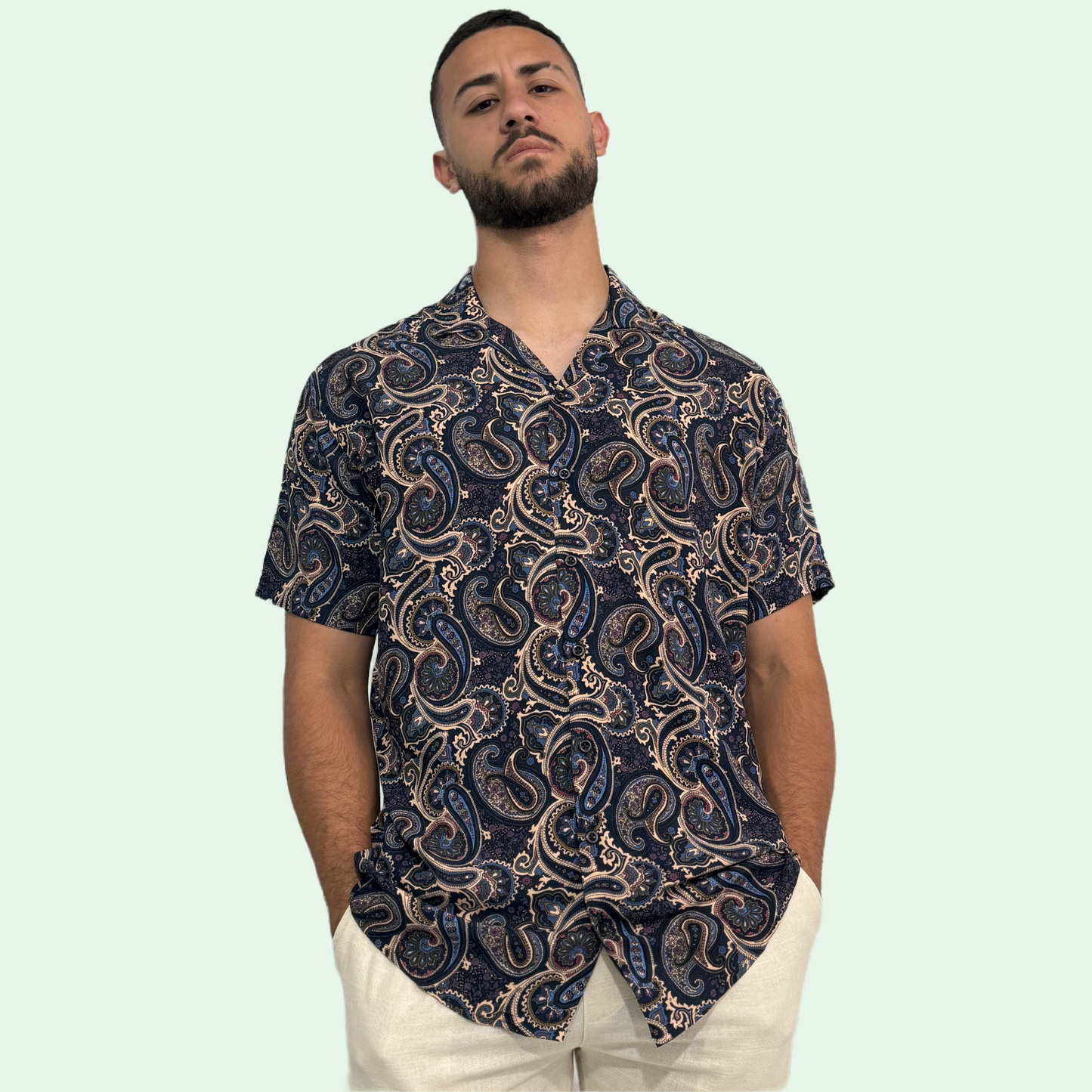 PATTERNED PRINT SHIRT
