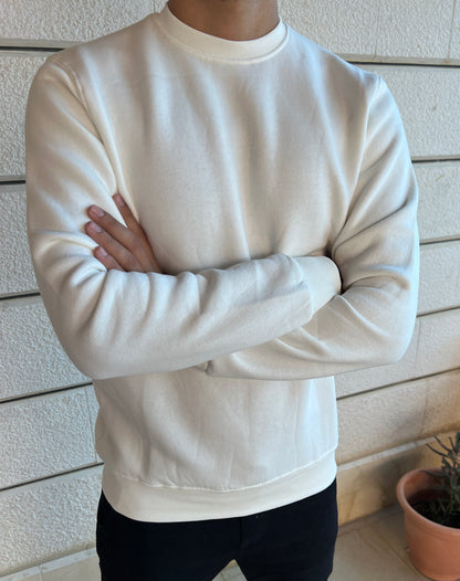 BASIC SLIM SWEATSHIRT