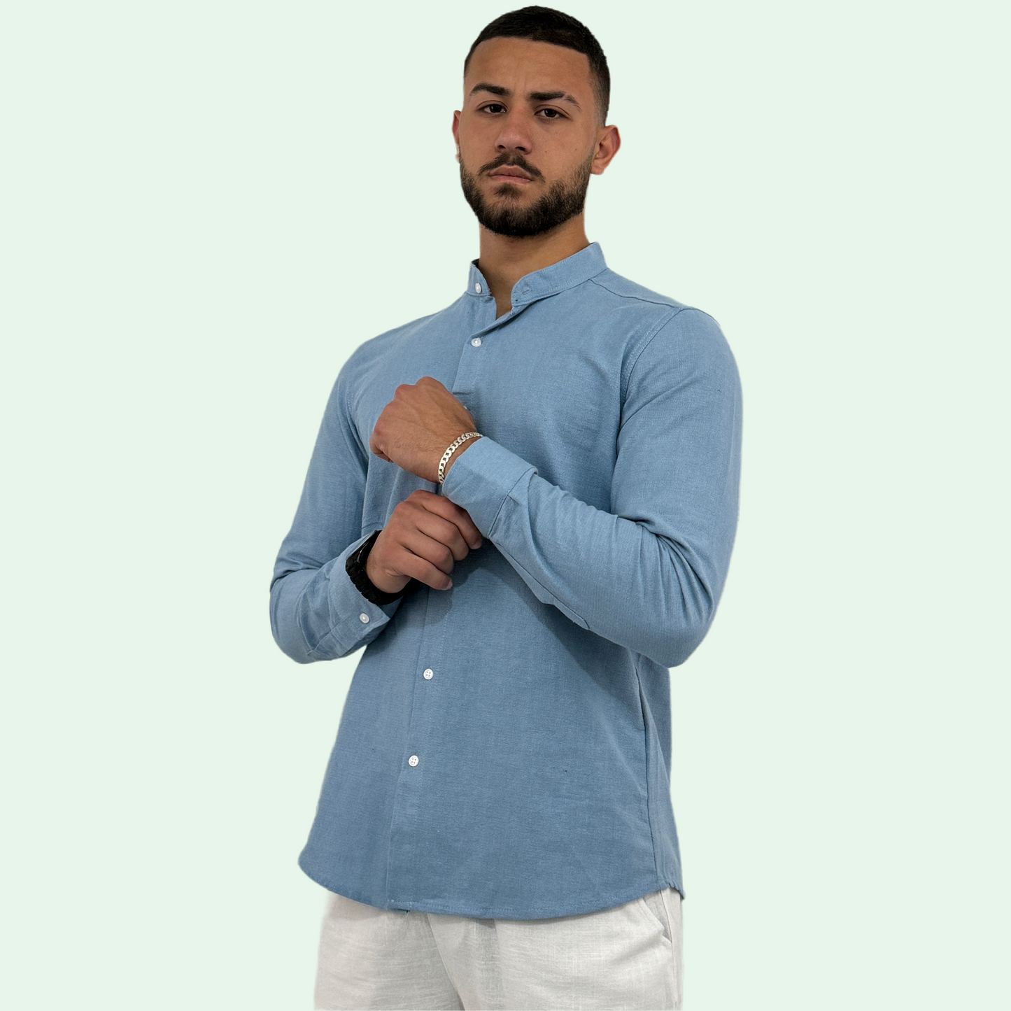 LONG SLEEVE LINEN SHIRT