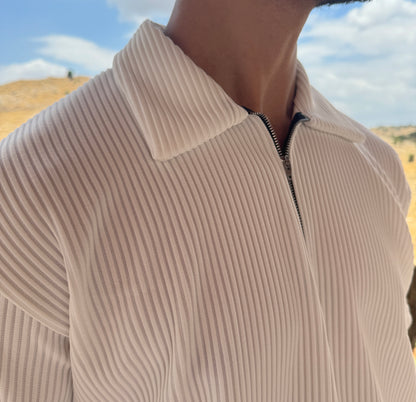 SINGLE-WIRED ZIPPER POLO