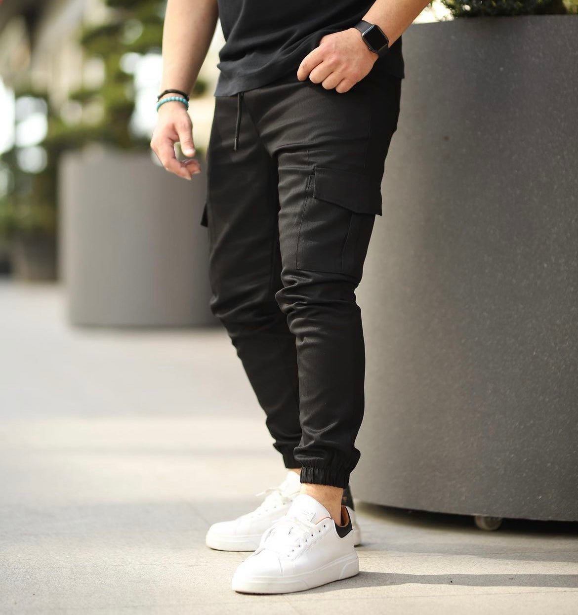 [SALE] GABARDINE CARGO JOGGER