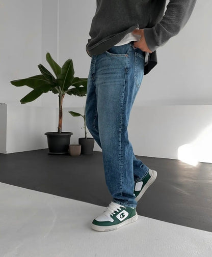 BLUE OVERSIZED JEANS