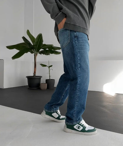 BLUE OVERSIZED JEANS